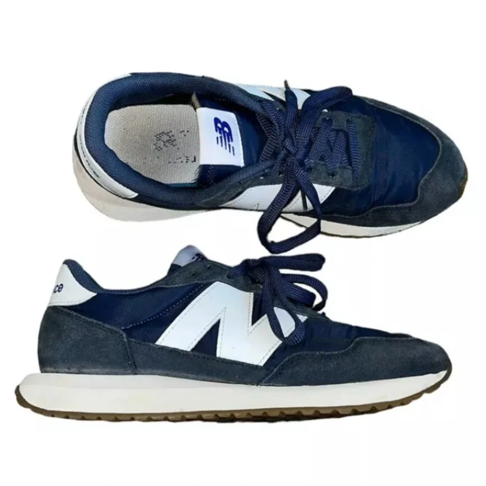New Balance 237v1 Natural Indigo Navy Blue Running Lifestyle Sneakers Size 8.5